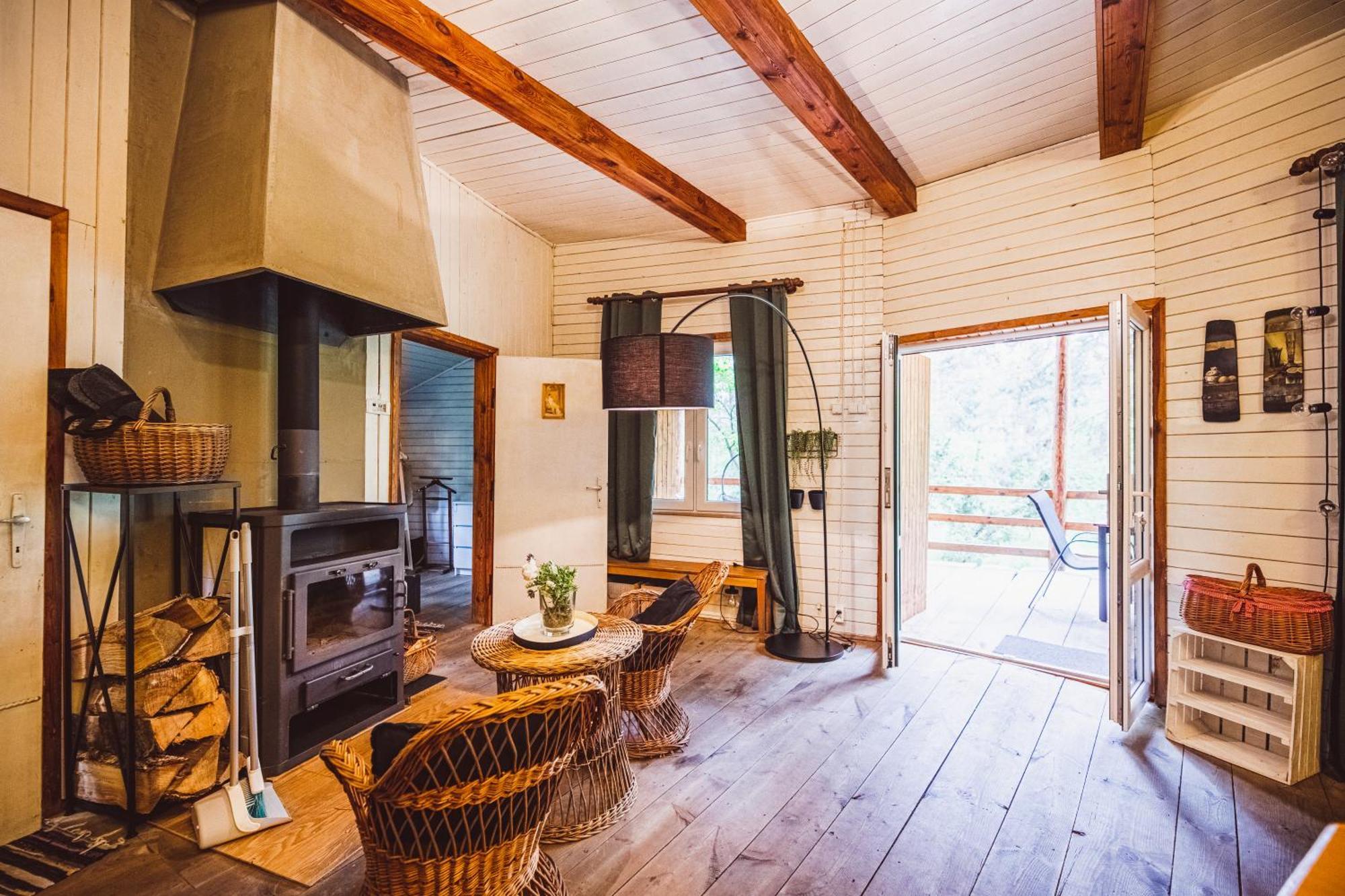 Cozy Nature Retreat With Patio Fireplace Garden Maciejowice Zewnętrze zdjęcie
