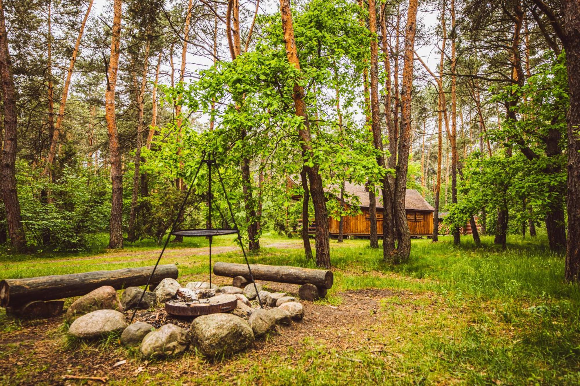 Cozy Nature Retreat With Patio Fireplace Garden Maciejowice Zewnętrze zdjęcie